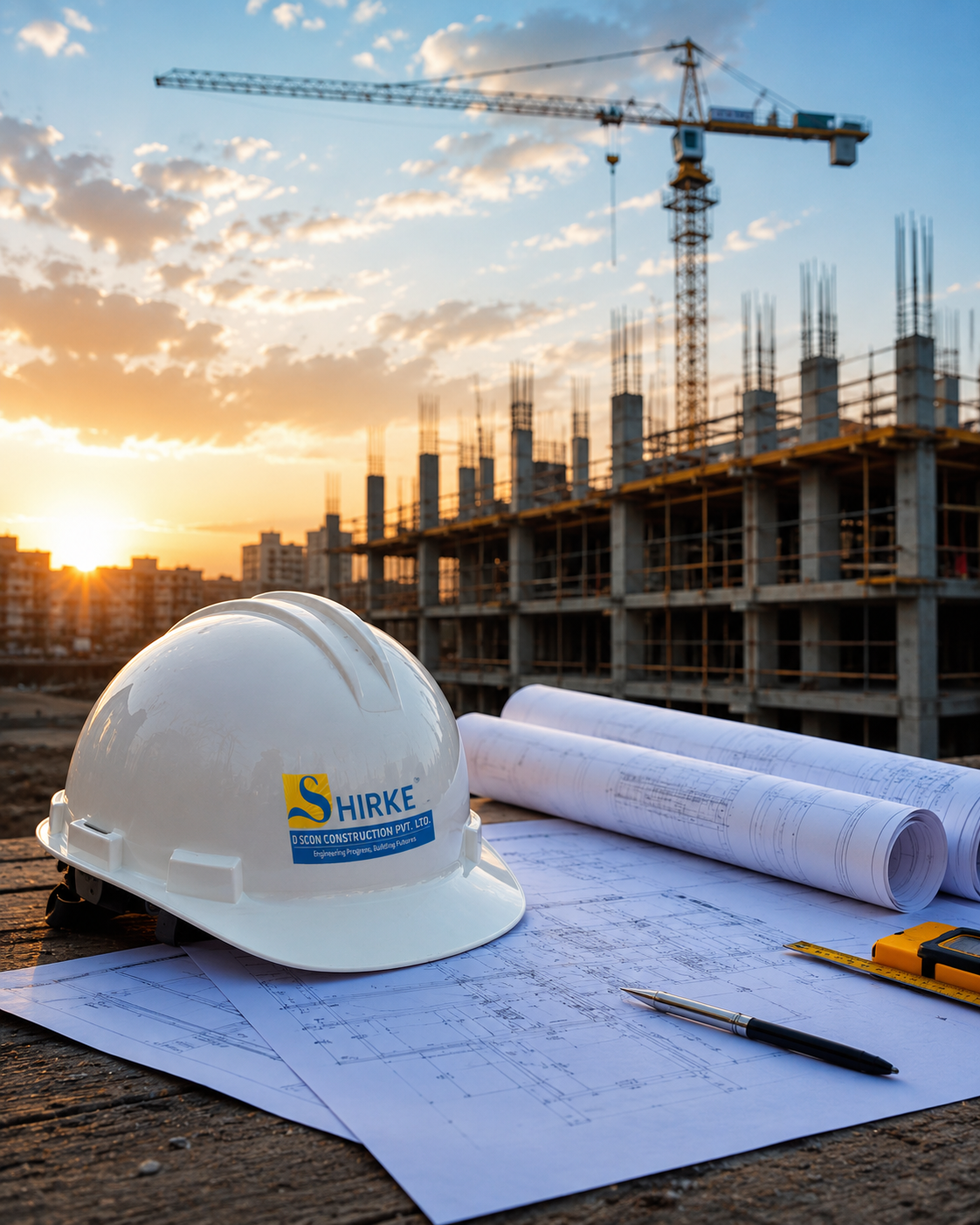 Industrial warehouse shed construction