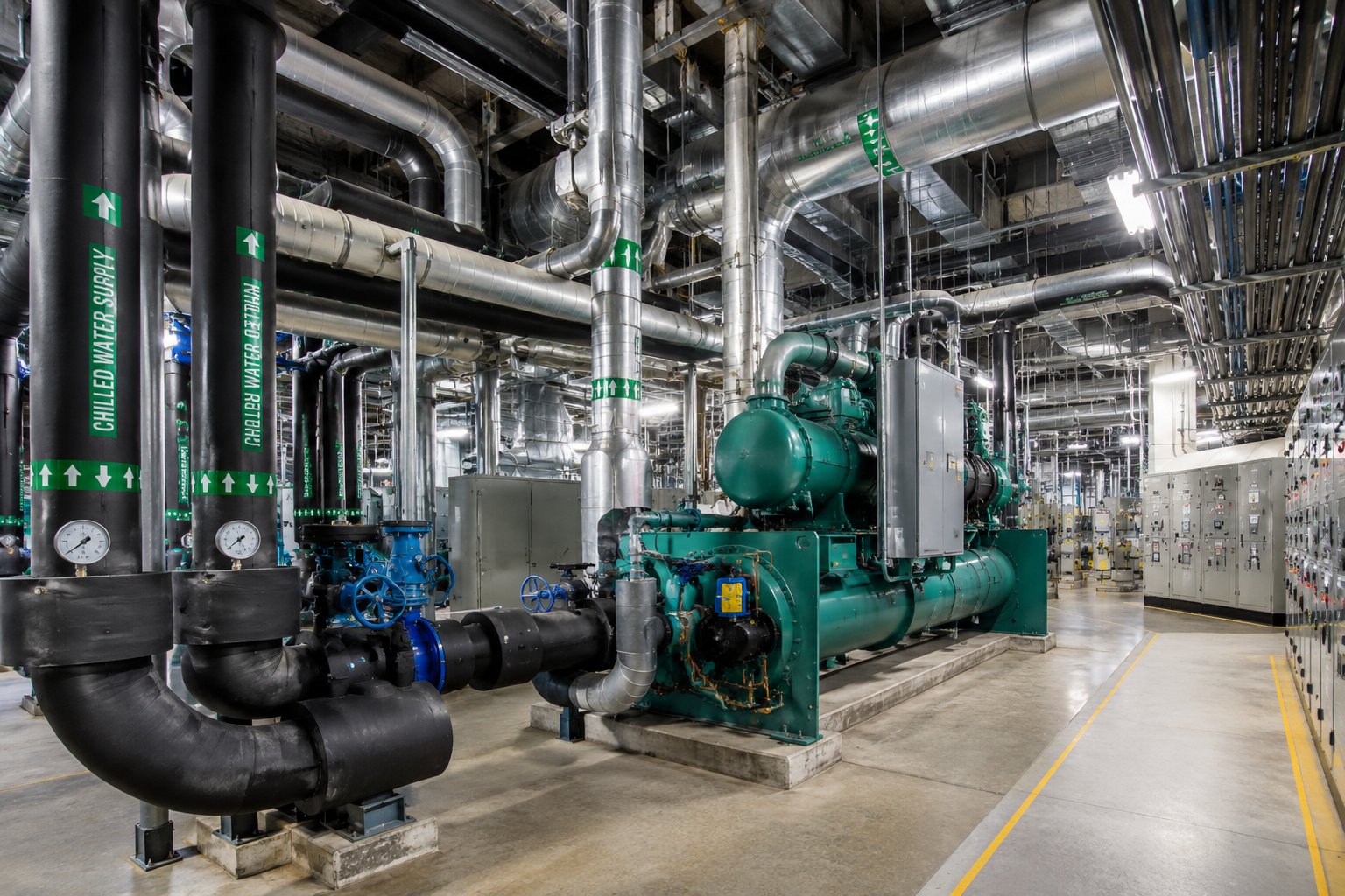 MEP HVAC Engineering Utilities Layout Plan by D SCON